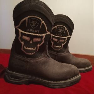 Ariat Men's WorkHog Carbon Toe Leather Roughneck Boots